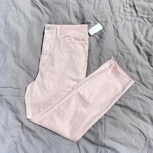 LC Lauren Pink Conrad High Waisted Skinny Ankle 14